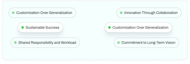 Partnership, not just advice